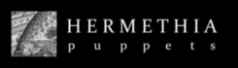 hermethia puppets logo black and white